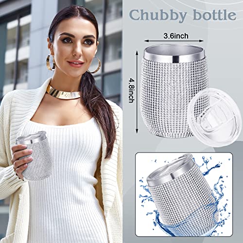 Bling Rhinestone Water Bottles Set - 3 Styles Insulated Tumblers