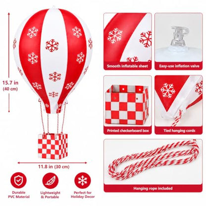 Christmas Elf Accessories Hot Air Balloon Kit - Inflatable Holiday Decor