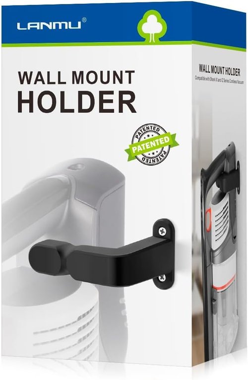 LANMU Wall Mount Holder - Compatible with Shark IX141, IZ377H, V10, V11, V12, V15 Vacuum Cleaners