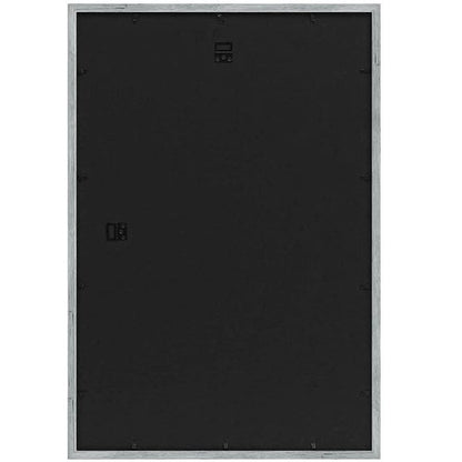 Frametory, 20x30 Poster Frame Grey Distressed Grain Style Frames for 30 by 20 Picture or Photo- Wide Moulding Design with Acrylic Glass - Wall Display Hanging(2 Pack)