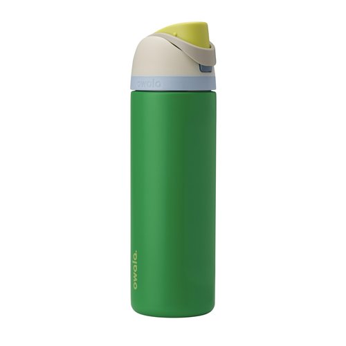 Owala FreeSip Insulated Stainless Steel Water Bottle with Straw, BPA-Free Sports Water Bottle, Great for Travel, 24 Oz, Putting Green