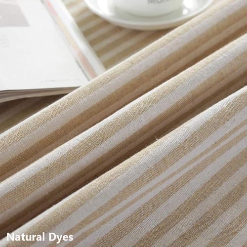 Outdoor Square Tablecloth 70x70 Inch Beige - Waterproof & Heavy Duty