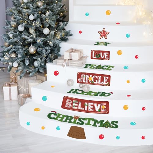 Christmas Tree Window Clings Sticker Kit - Tree Variation