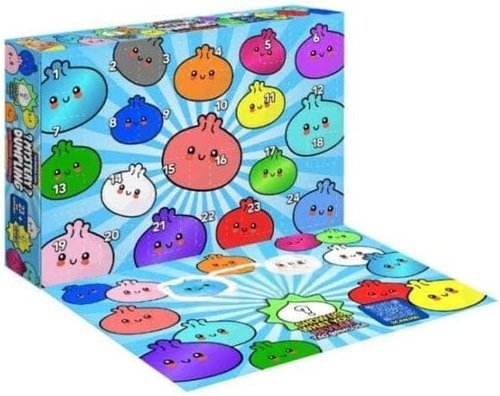 Dumpling Squishies - 2026 Mystery Advent Countdown Calendar | 24 Random Surprise Stress Relief Toys