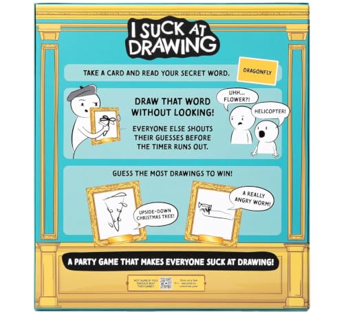 Exploding Kittens I Suck At Drawing Party Game for 2+ Players Age 8+