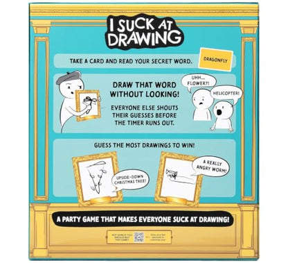 Exploding Kittens I Suck At Drawing Party Game for 2+ Players Age 8+