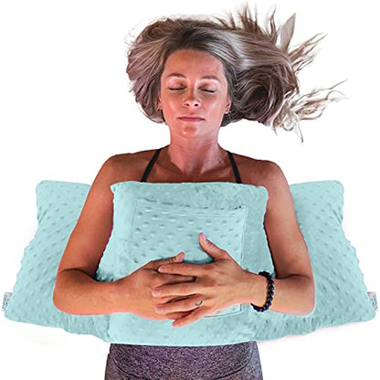 Zomaple Mastectomy Pillow - Post Surgery Pillow, Mastectomy Recovery Must Haves, Breast for After Heart Surgery, Reduction & Augmentation Patients Sleeping, Recovery Seatbelt Protection-Surgery Gift