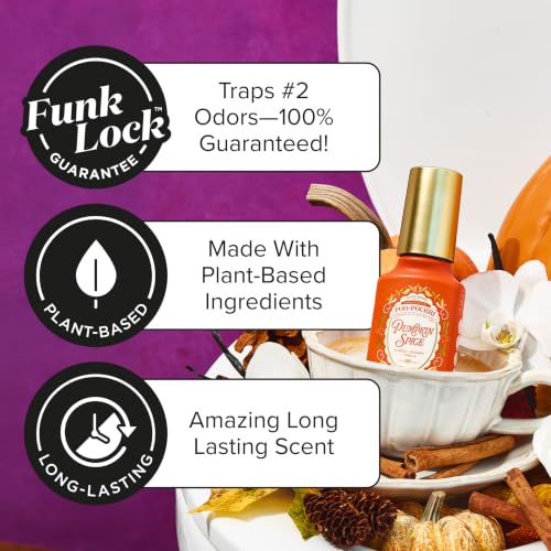 Pumpkin Spice Toilet Spray - 2 fl oz, Odor Trap, Plant-Based, Travel Size