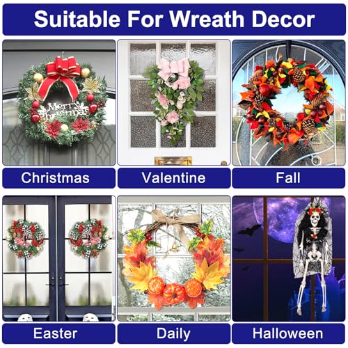 Suction Cup Wreath Hanger for Glass & Smooth Surfaces, Supports 15 lb
