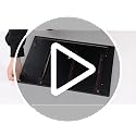 OLIXIS Black Nightstand with Charging Station & RGB LED Lights (Variation: Black - 17.72 W x 15.75 D x 26.57 H, 4 Drawers)