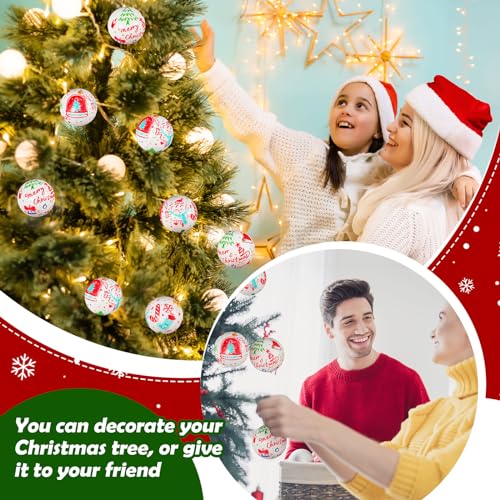 108 Pcs DIY Christmas Ornament Balls - 2.36 Inch White Holiday Decorations with Customizable Surface - Safe Plastic Tree Decor