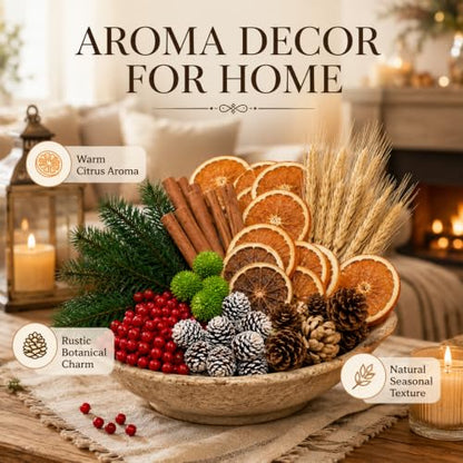 DIY Citrus & Cinnamon Potpourri Kit for Home Fragrance & Decor