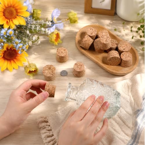 20 Pack Cork Bottle Stoppers for Wine, Beer, and Crafting