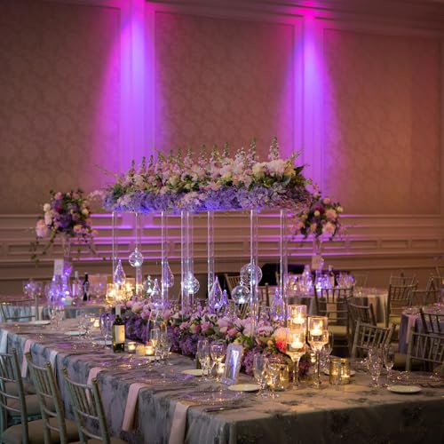Purple Gold Sequin Table Runner 33 Feet Wedding Party Christmas Decor