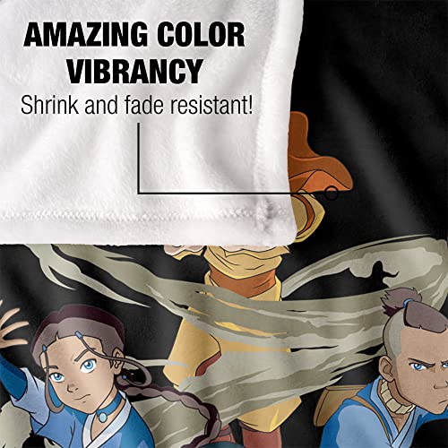 Team Avatar Silky Touch Throw Blanket 50x60 - Super Soft Fandom Blanket