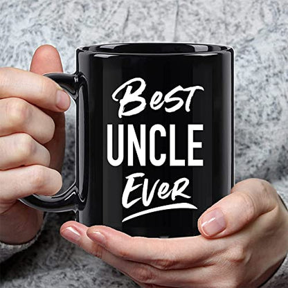 Uncle Coffee Mug - Best Uncle Ever Father's Day Gift - Black2 Variation