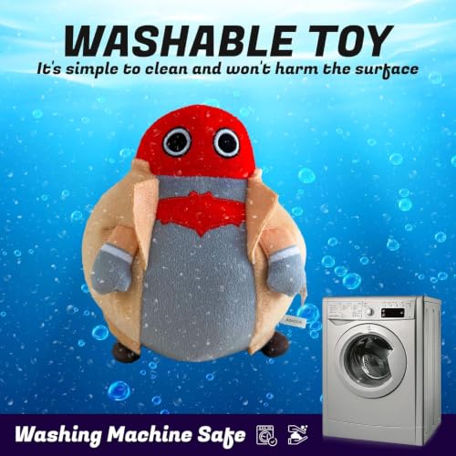 Chubby Plush Hero Pillow - Soft Squeezable Stress Relief Toy for Kids & Fans