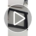 3D Floating Display Case Wall Mount 7.09x7.09 in Double Film Frame for Jewelry Medals