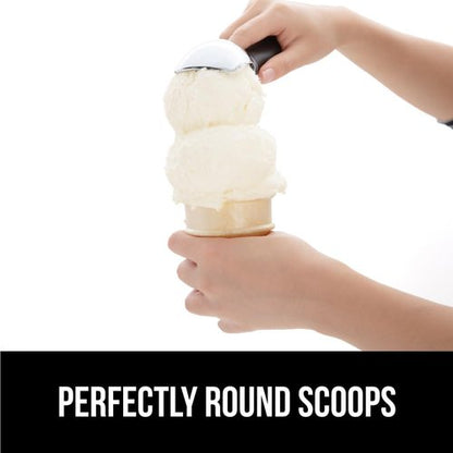 GORILLA GRIP Ice Cream Scoop - BPA-Free Heavy Duty Design with Ergonomic Handle for Perfect Scoops | Black