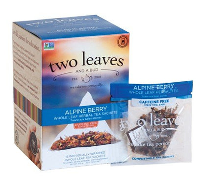 Two Leaves and a Bud Alpine Berry Herbal Tea (30 Bags)