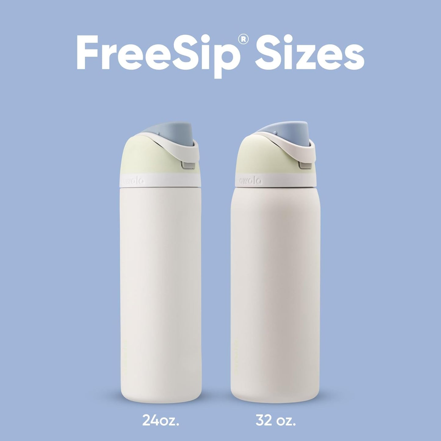 Owala FreeSip Insulated Stainless Steel Water Bottle - 32 oz BPA-Free | Perfect for Sports & Travel, Iced Breeze