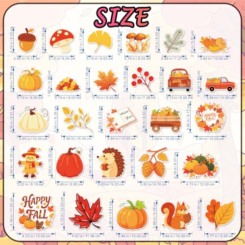 Fall Fridge Magnets Decorations - 27 Autumn Refrigerator Car Decor - Fall Style