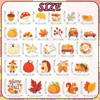 Fall Fridge Magnets Decorations - 27 Autumn Refrigerator Car Decor - Fall Style