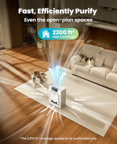 Pet Air Purifier for Large Rooms - PP02 Pet Hair & Odor Removal