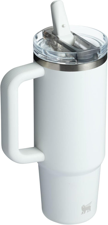 STANLEY Quencher ProTour 30 oz Tumbler - Leakproof Lid, Built-In Straw & Handle | Insulated, BPA-Free, Frost