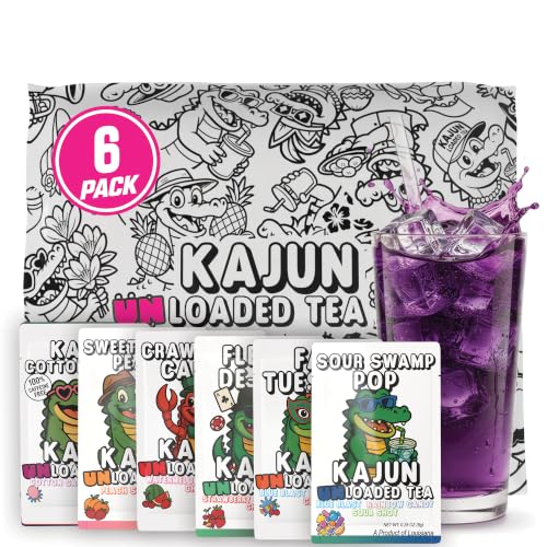 Caffeine-Free Loaded Tea Packets Variety 6 Flavors - Iced Tea Mixes