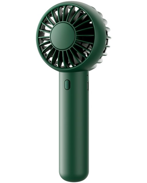 Gaiatop Mini Portable Fan, Navy Green, Cute Design, Rechargeable Battery, Handheld and Desktop, Small and Light