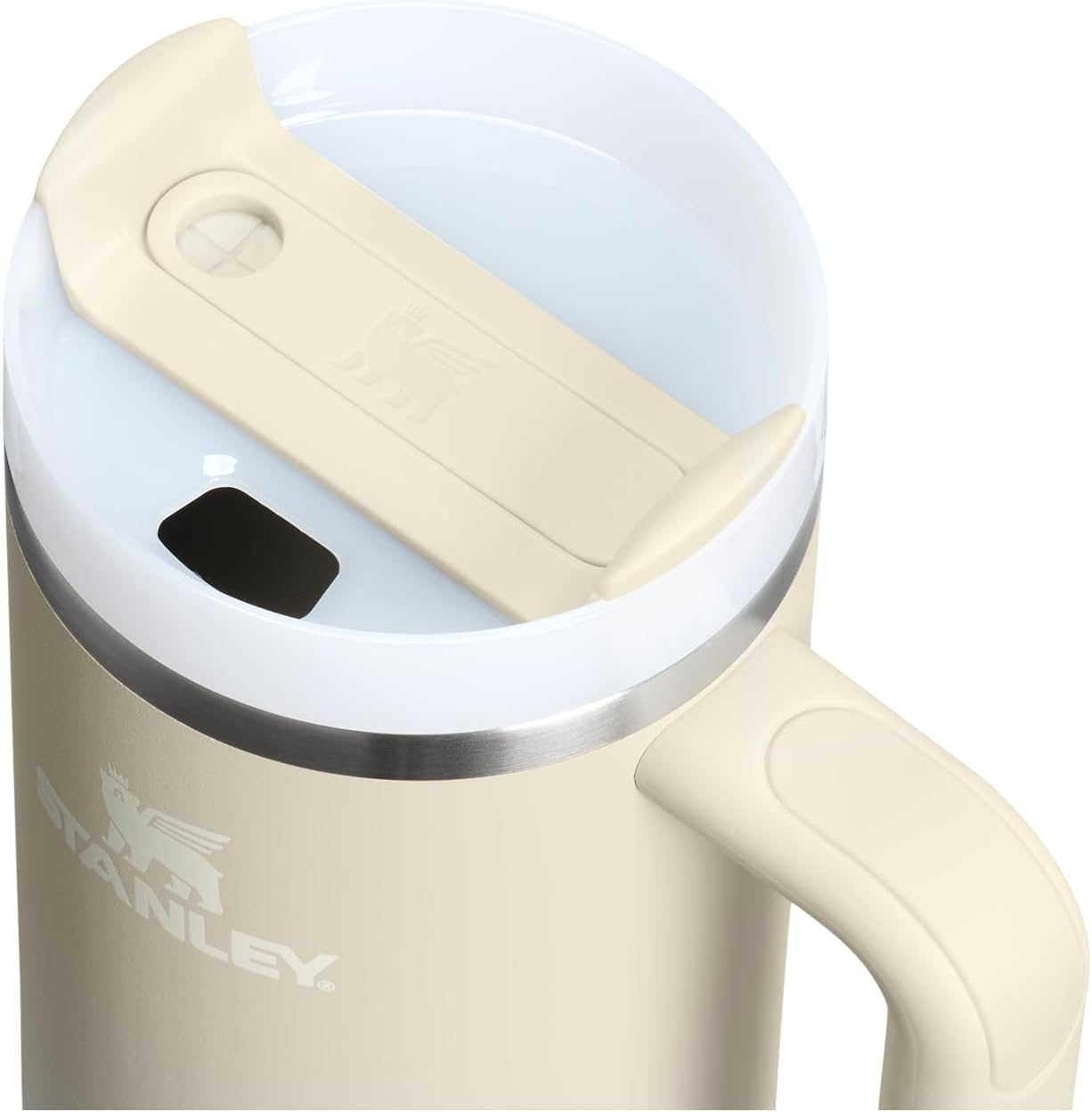 STANLEY Quencher H2.0 Tumbler - 30 Oz Insulated Stainless Steel Cup with Handle & Straw | Toasted Almond
