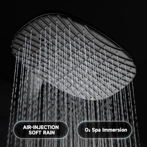 High Pressure Handheld Shower Head with Magnetic Docking and Filter - Silver 1.8 GPM