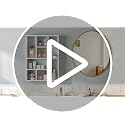 Wall Mount Display Shelf for Perfumes and Collectibles - White