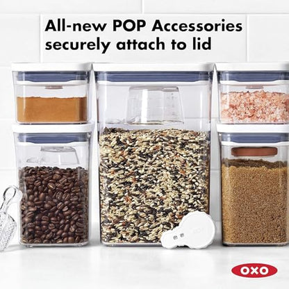 OXO Good Grips POP Container - Airtight Food Storage - Mini Square Mini 0.2 Qt Ideal for spices and dried herbs