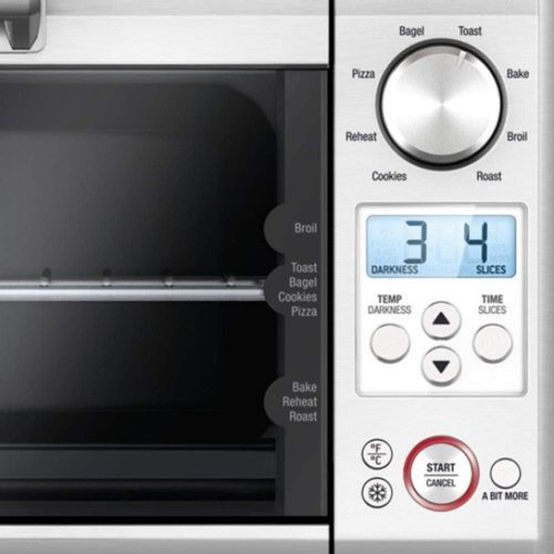 Breville BOV450XL Mini Smart Oven - Versatile Countertop Toaster Oven in Brushed Stainless Steel