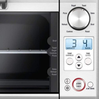 Breville BOV450XL Mini Smart Oven - Versatile Countertop Toaster Oven in Brushed Stainless Steel