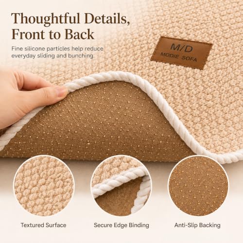 Pet-Friendly Thick Couch Cover for Sofa - Green, 4 Seat, 82.7 x 35.4" - Removable & Washable