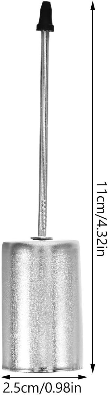 UKCOCO Silver Iron Candle Holders - 5 Pcs with Spike Taper Cups for Christmas Tree & Party Decor