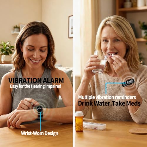 Vibrating Alarm Wristband for Heavy Sleepers Silent Wake-Up Clock