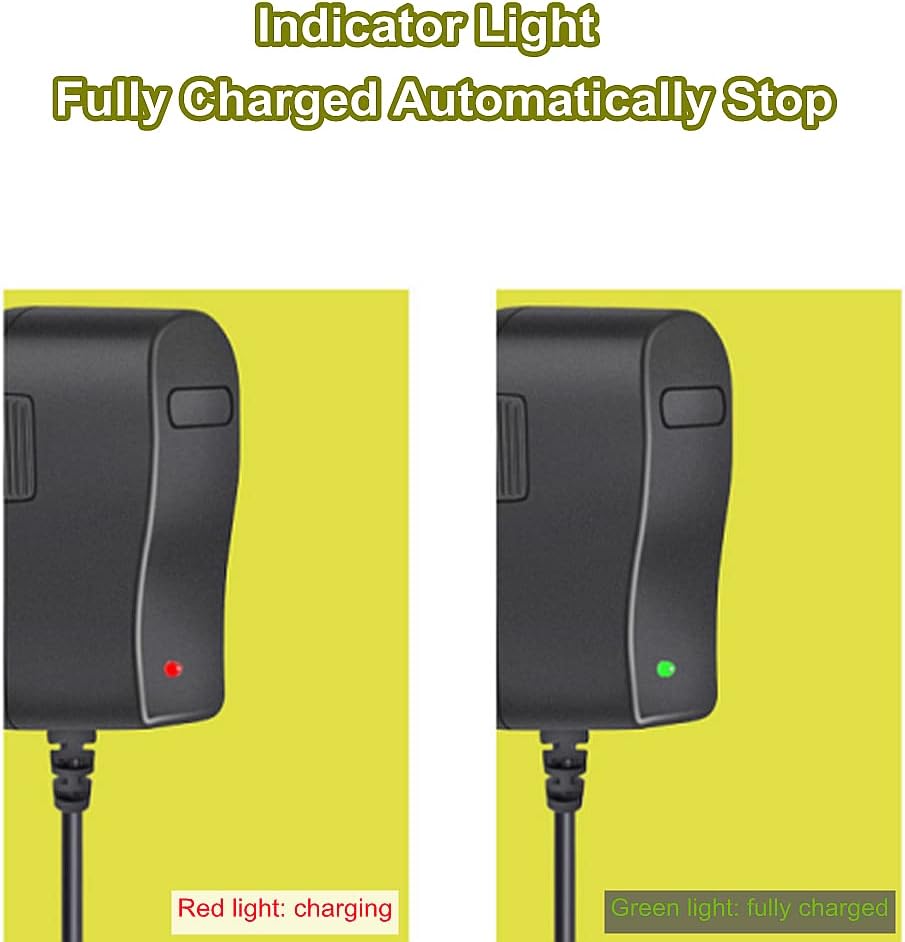 Qjin Charger for Shark Vacuum Mop | Compatible with VM200, VM200C, UM205, and More