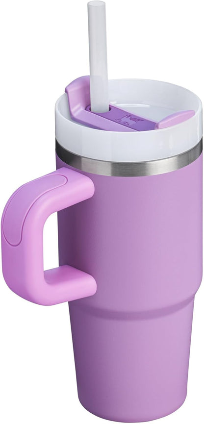 STANLEY Quencher H2.0 Tumbler - 14 oz Insulated Stainless Steel with Handle & Straw | BPA-Free | Lilac