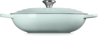Le Creuset Enameled Cast Iron Oval Casserole - 3.75 Qt. | Durable Lid & Elegant Sea Salt Color
