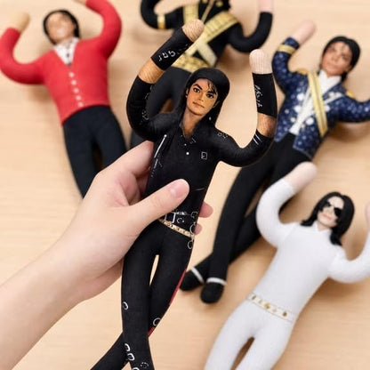 6-Piece Pop Star Plush Doll Set with Bendable Wire Armature - Iconic Music Legends