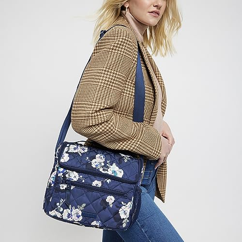 Vera Bradley Performance Twill Crossbody Lunch Tote, Blooms and Branches Navy