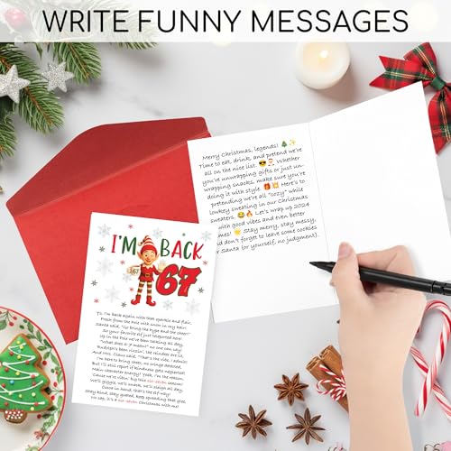 Elf Meme Christmas Card for Teens - Funny Holiday Gift for Son Daughter Nephew