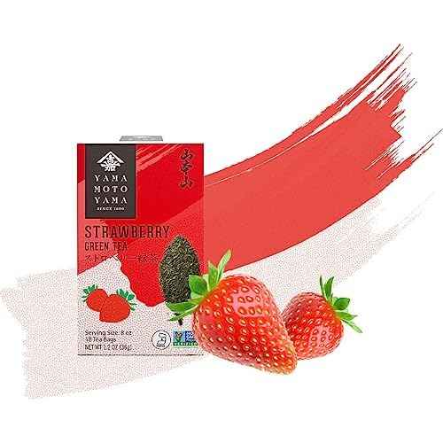 Yamamotoyama Strawberry Green Tea, 18 bags