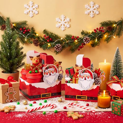 Christmas Drink Carrier Set with Greeting Cards - Pack of 12