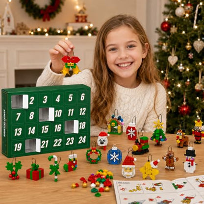 Celltestria Advent Calendar 2026 Christmas Building Toy Set Xmas