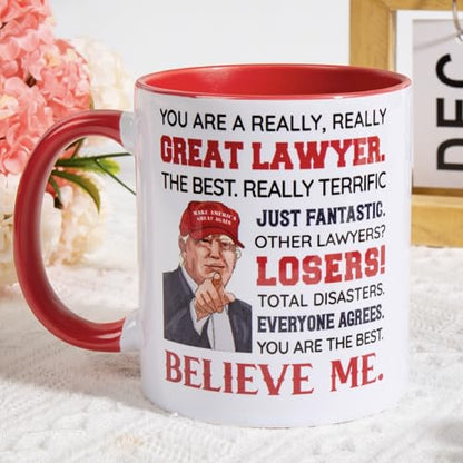 Lawyer Mug 11oz - Lawyer Gifts for Men & Women, Attorney Graduation, Christmas, Fathers Day, Mothers Day, Birthday - Variation: Lawyer